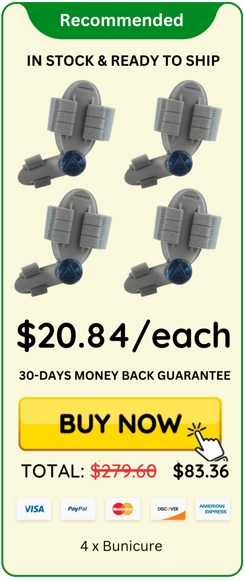 Bunicure offer price 